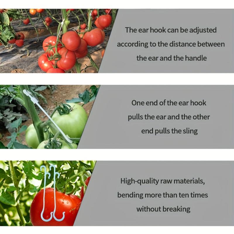 50pcs Vegetable Fruit Support J Hooks Tomato Support J Hooks Vegetable Clips