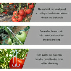 50pcs Vegetable Fruit Support J Hooks Tomato Support J Hooks Vegetable Clips