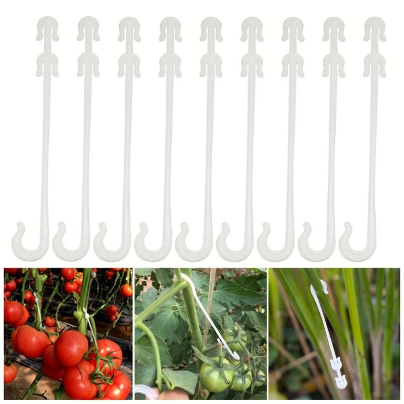 50pcs Vegetable Fruit Support J Hooks Tomato Support J Hooks Vegetable Clips