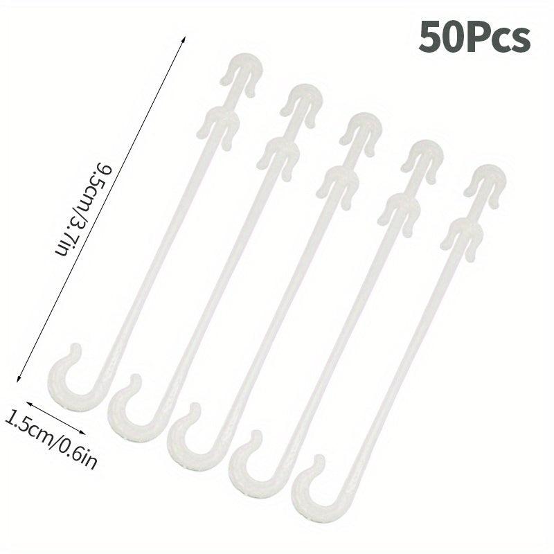 50pcs Vegetable Fruit Support J Hooks Tomato Support J Hooks Vegetable Clips