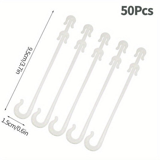 50pcs Vegetable Fruit Support J Hooks Tomato Support J Hooks Vegetable Clips