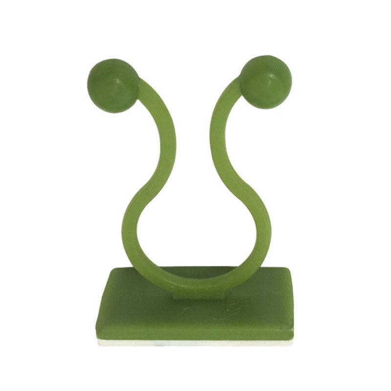 20pcs Large Plant Climbing Wall Self-adhesive Fastener Rattan Hook