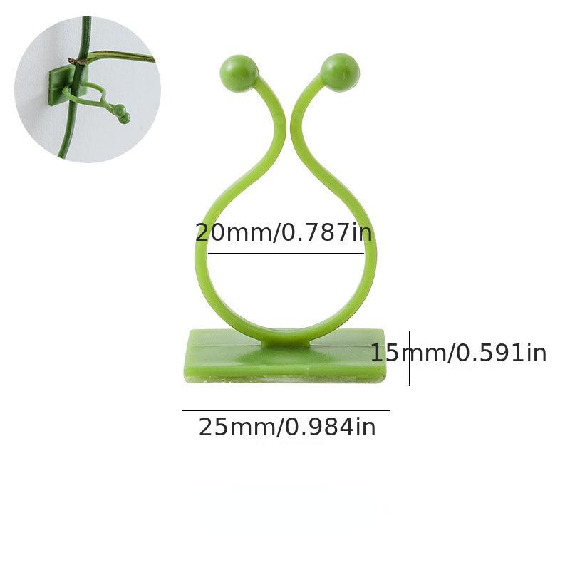 20pcs Large Plant Climbing Wall Self-adhesive Fastener Rattan Hook