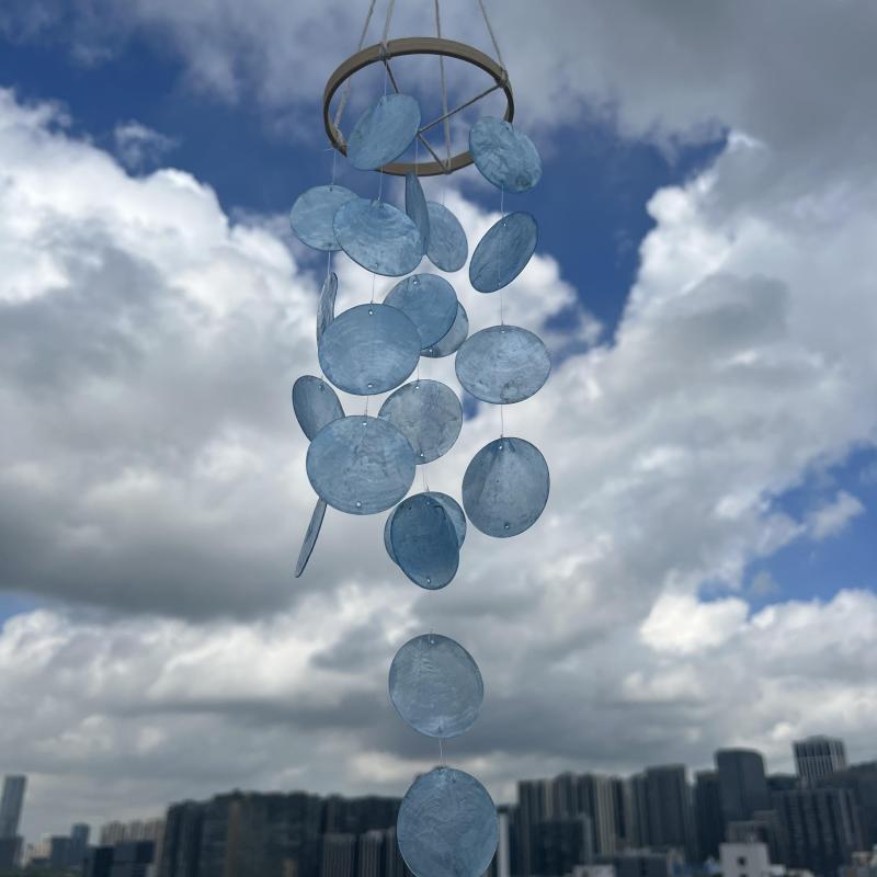 Natural Seashell Wind Chime Home Decor Hanging Ornament