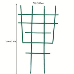 1pc Green Plastic Plant Support Frame for Garden Climbing Vines