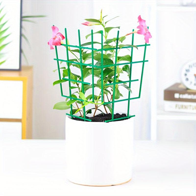 1pc Green Plastic Plant Support Frame for Garden Climbing Vines