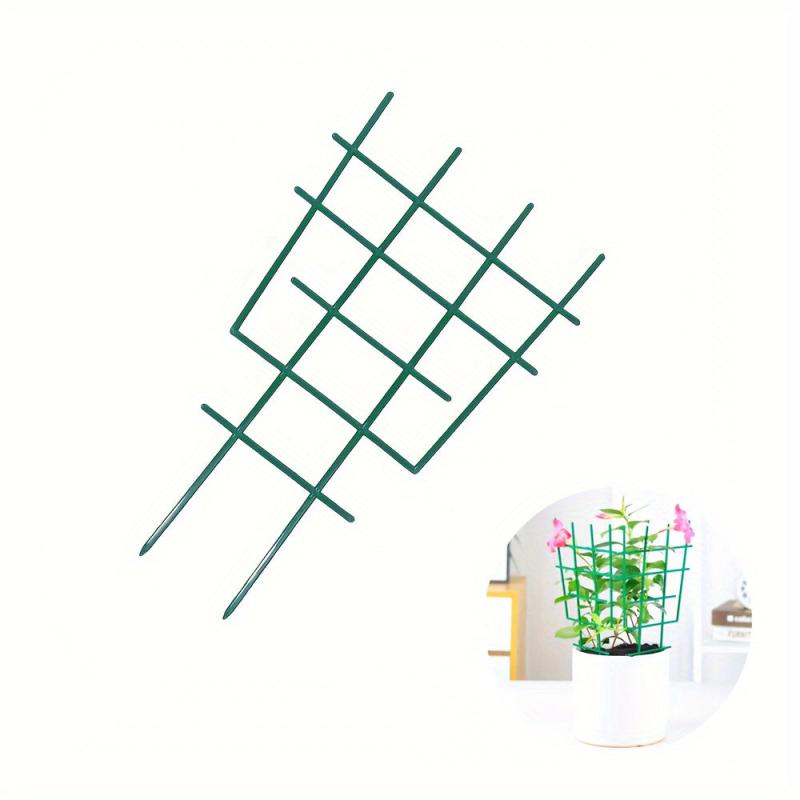 1pc Green Plastic Plant Support Frame for Garden Climbing Vines