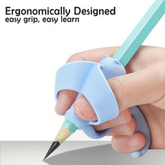 4 Pencil Grips Trainer Left & Right Handwriting Aid Correction Tool
