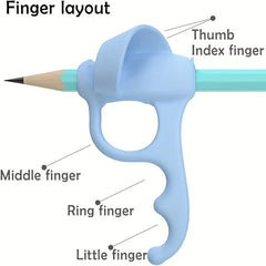 4 Pencil Grips Trainer Left & Right Handwriting Aid Correction Tool