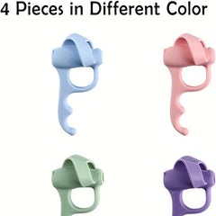 4 Pencil Grips Trainer Left & Right Handwriting Aid Correction Tool