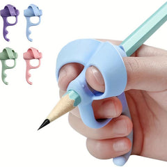 4 Pencil Grips Trainer Left & Right Handwriting Aid Correction Tool