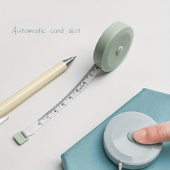 150cm Retractable Ruler Student Height Centimeter Inch Roll Tapes Sewing Tool