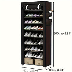 Large Shoe Rack for Home Office Storage Easy Installation Dormitory Shoe Storage