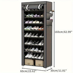 Large Shoe Rack for Home Office Storage Easy Installation Dormitory Shoe Storage