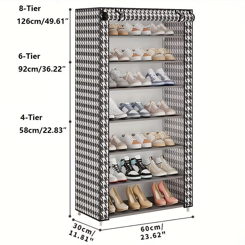 Large Shoe Rack for Home Office Storage Easy Installation Dormitory Shoe Storage