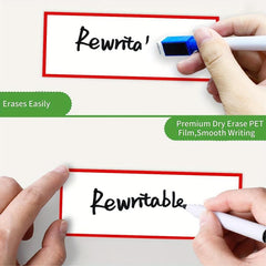 6pcs Erasable Memo Pad Self adhesive Drawer Sticker