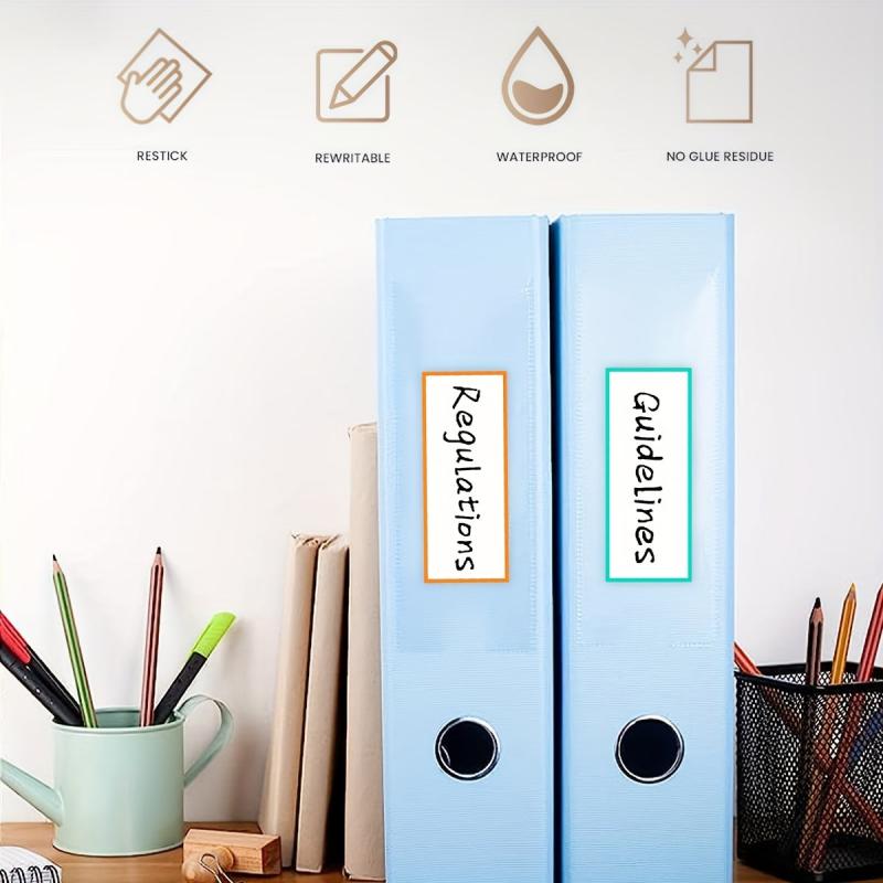 6pcs Erasable Memo Pad Self adhesive Drawer Sticker