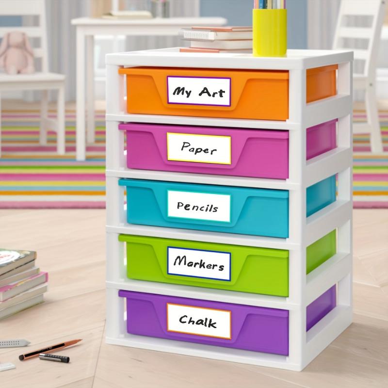 6pcs Erasable Memo Pad Self adhesive Drawer Sticker