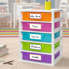 6pcs Erasable Memo Pad Self adhesive Drawer Sticker
