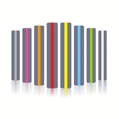 8pcs Dyslexia Help Reading Strips: Highlight Strips, Colored Overlays, Bookmarks
