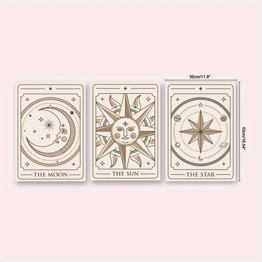 Moon And Sun Canvas Painting Wall Art Prints For Living Room Bedroom
