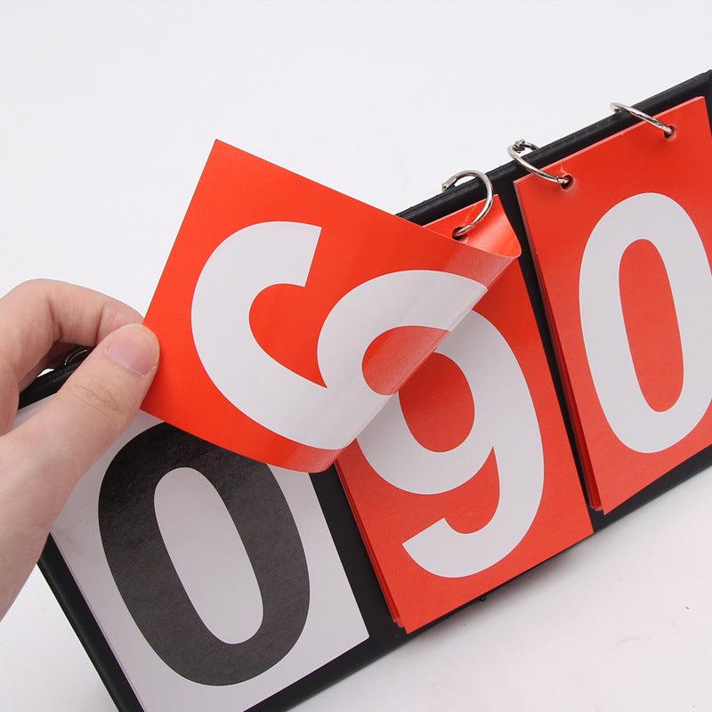 4-in-1 Scoreboard for Basketball Table Tennis Badminton Card Games