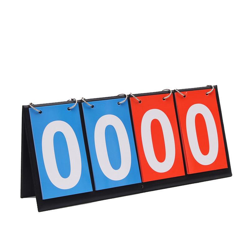4-in-1 Scoreboard for Basketball Table Tennis Badminton Card Games