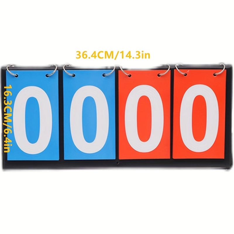 4-in-1 Scoreboard for Basketball Table Tennis Badminton Card Games