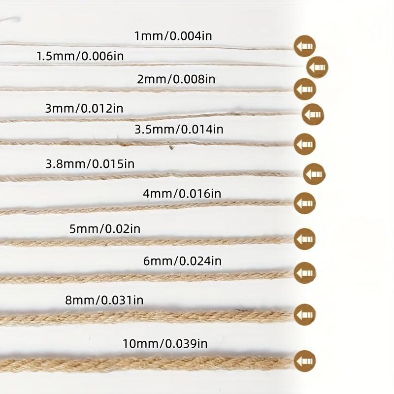 Natural Jute Rope String Ribbon Crafts for Rustic Home Decor