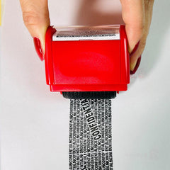 ID Theft Protection Roller Stamp Wide Kit