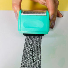 ID Theft Protection Roller Stamp Wide Kit