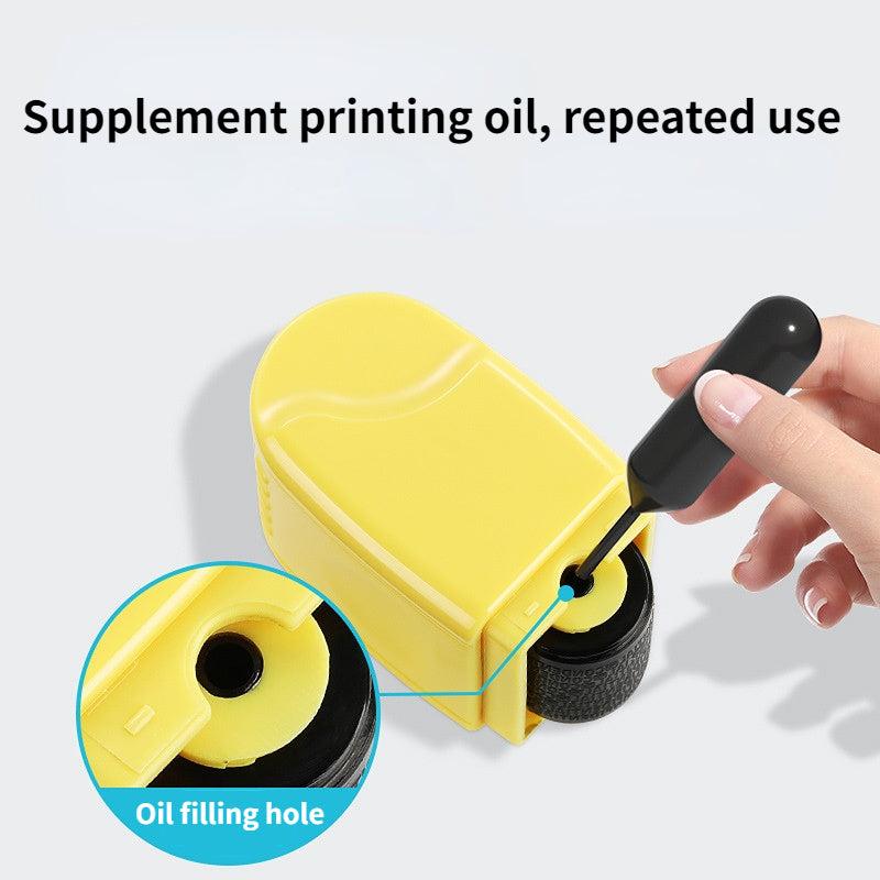 ID Theft Protection Roller Stamp Wide Kit