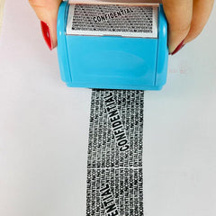 ID Theft Protection Roller Stamp Wide Kit