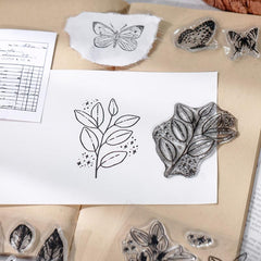 Butterfly Silicone Transparent Stamp for Card Making