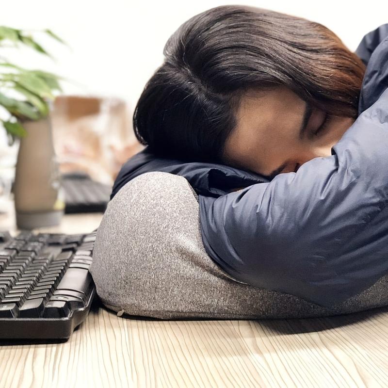 Memory Foam Neck Pillow for Travel, Office, Airplane and Car Use