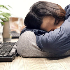 Memory Foam Neck Pillow for Travel, Office, Airplane and Car Use