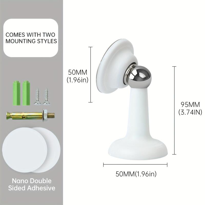 Silicone Magnetic Door Stopper No Drilling
