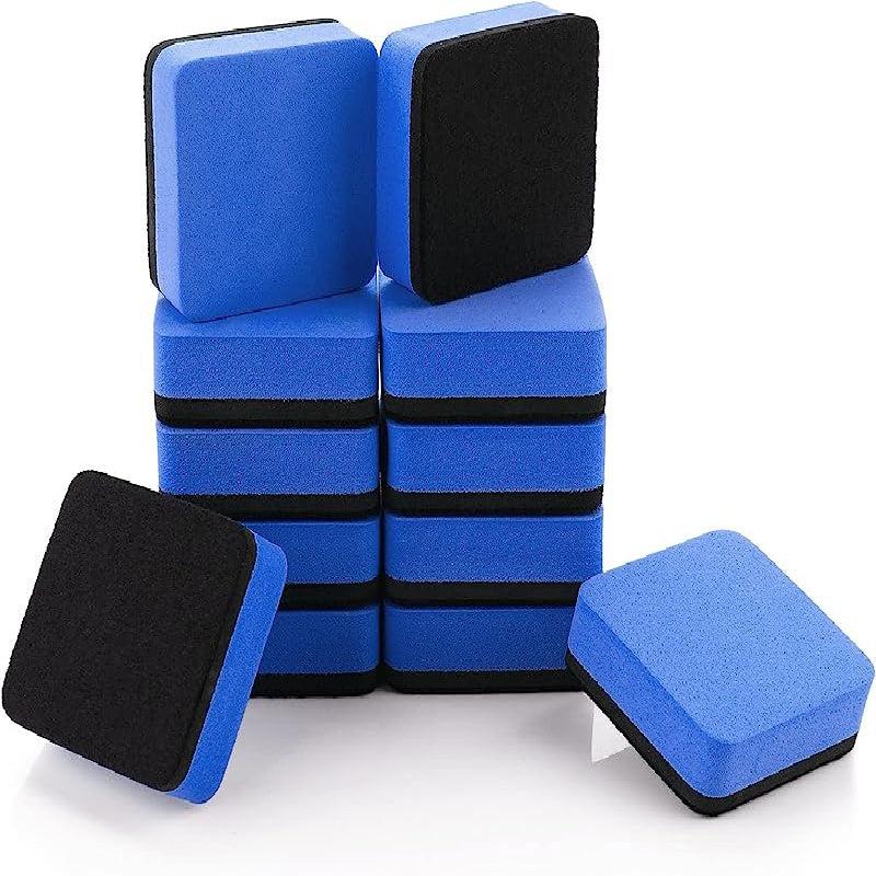 12pcs Mini Dry Erase Erasers Magnetic Whiteboard Eraser