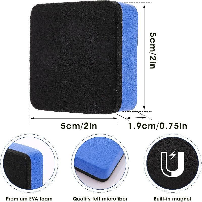 12pcs Mini Dry Erase Erasers Magnetic Whiteboard Eraser