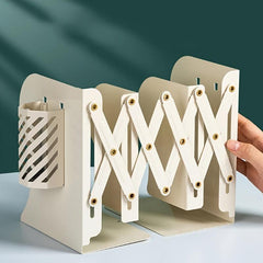 Adjustable Bookshelf & Pencil Holder for Office Space