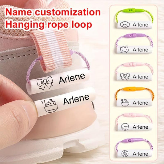 Custom Shoe Name Tags for Kids - Perfect for Kindergarten