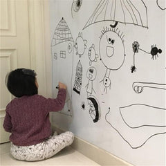 Blackboard Stickers Chalk Board Removable PVC Draw Mural Decor Art Chalkboard
