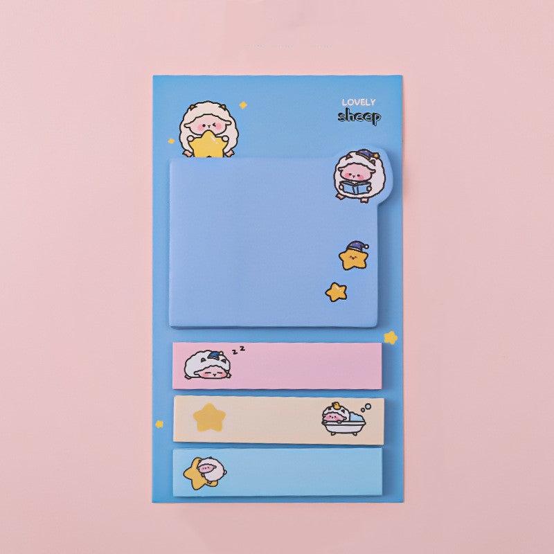 1pc Animal Sticky Note Combination Cute Animal Message Note