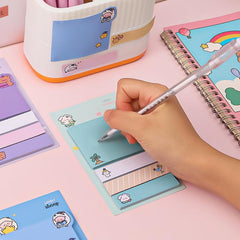 1pc Animal Sticky Note Combination Cute Animal Message Note