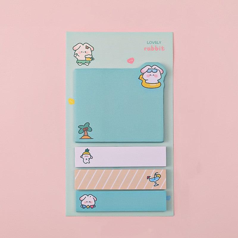 1pc Animal Sticky Note Combination Cute Animal Message Note
