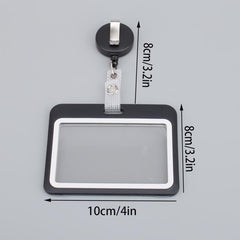 Horizontal Work Card Holder Breastpiece