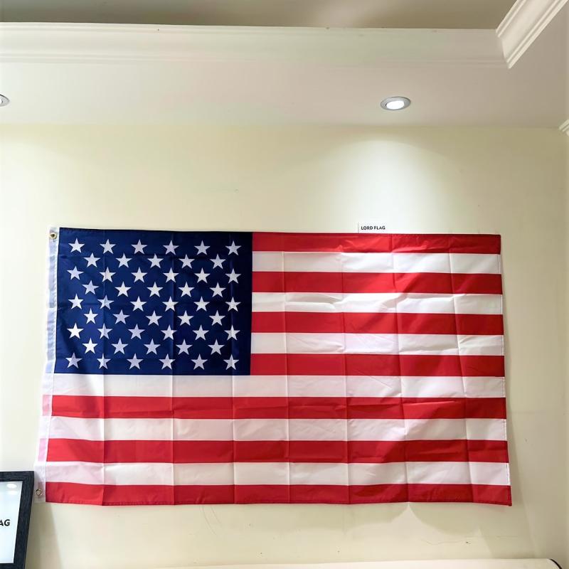 US Flag 150x90cm High Double Sided Printed Polyester United States National Flag