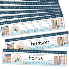 Boho Name Plates - Personalize Classroom Desks
