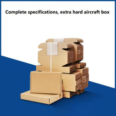 10pcs Transport Box 22x14x5 cm Brown Corrugated Cardboard Mailbox
