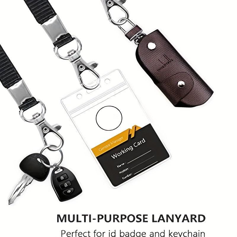 PVC Waterproof Chest Card Sleeve ID Card With Lanyard